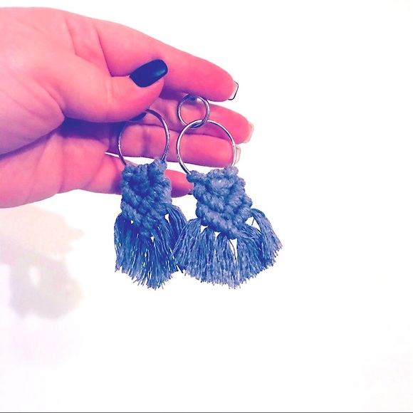 Handmade w/L♥️VE🆕Silver Double Looped 3mm Macrame - Picture 9 of 16